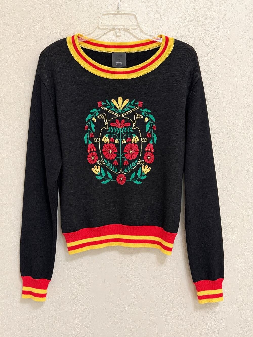Anna Sui Beetle Sweater Size M